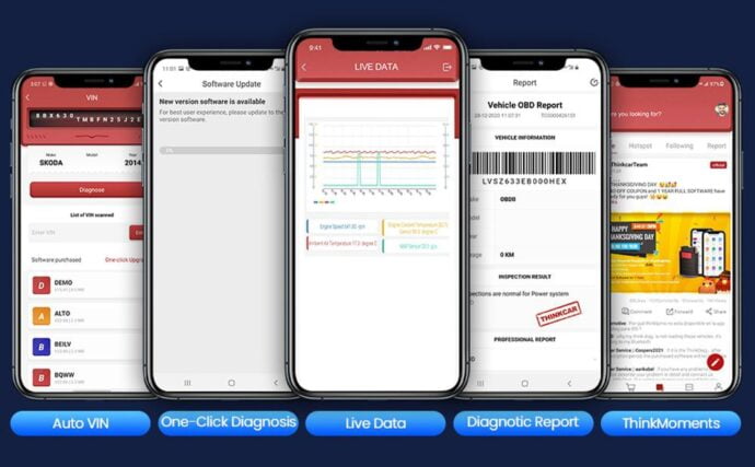 ⁦Thinkdiag Mini Abonnement Officielle Application Thinkdiag+ 2025⁩ - الصورة ⁦4⁩